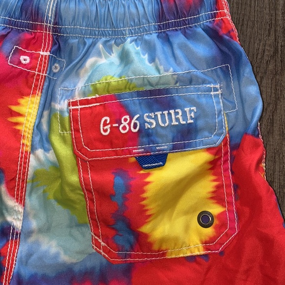 GAP| boys tie dye swim trunks 8 - Picture 7 of 8